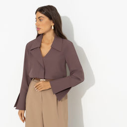 Блуза без застёжки Амбассадор стиля (brown)