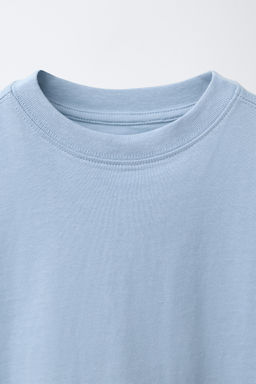 CAMISETA LISA / Azul pastel - Zara фото 3