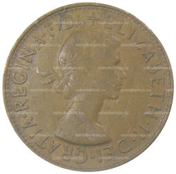 Монета 1 пенни 1961 года Австралия