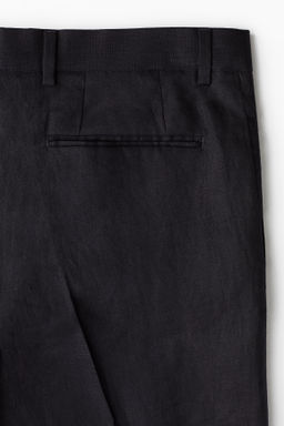 Pantal?n de traje en lino Slim Fit - H&m фото 8