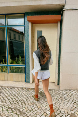 CONTRAST WAISTCOAT T-SHIRT - Zara фото 3