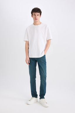 Pedro Slim Fit Джинсовые брюки узкого кроя с нормальной талией и узкими штанинами - Defacto фото 7