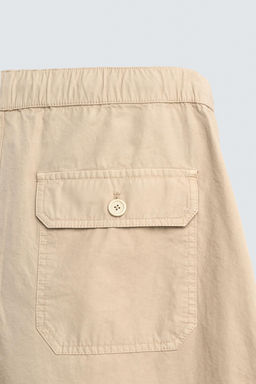BERMUDA LAVADA REGULAR FIT / Beige