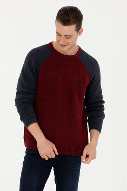 U. S. Polo Assn Мужской бордово-красный свитер - U.s. polo assn фото 10