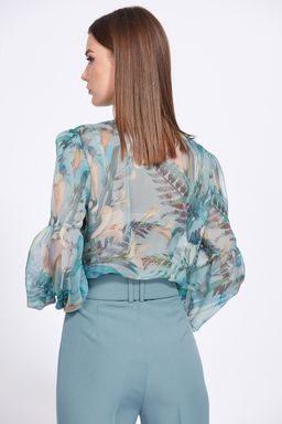 Блузка 2306 мятный - Eola фото 3
