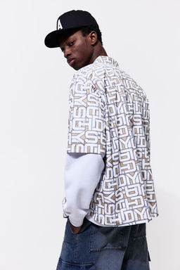 Camisa resort estampada Oversized Fit - H&m фото 5