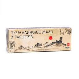 Лечебный набор из турмалина, мыло и расчёска, 100 г - Simaland фото 6