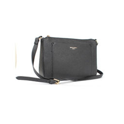 Сумка женская искусственная кожа DJ-7025-1-BLACK, 1отд, плечевой ремень, черный SALE 257662