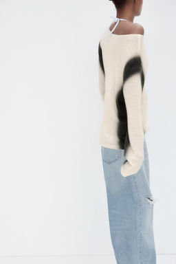 FADE PRINT KNIT SWEATER - Zara фото 4
