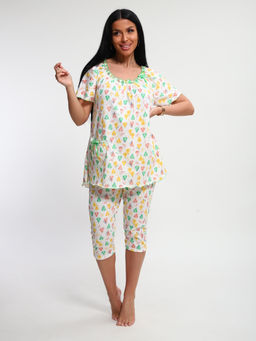 М43 Пижама Мальвина (груши на молочном)