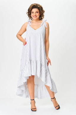 Сарафан Svetlana Style 2205 белый полоска