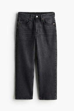 Straight High Cropped Jeans - H&m фото 6