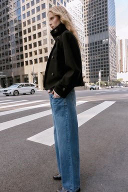 SHORT COAT WITH HIGH COLLAR - Zara фото 17