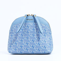 Сумка кросс-боди на молнии, цвет голубой