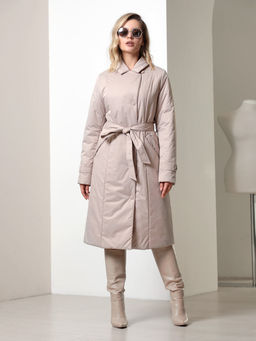 Пальто дем. бежевый - Dizzyway фото 2