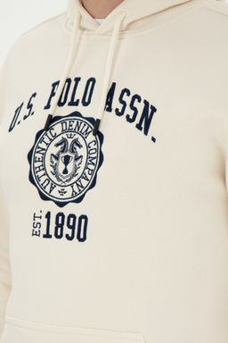 Мужской кремовый свитшот Неожиданная скидка в корзине - U.s. polo assn фото 14