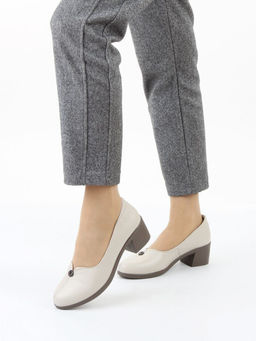 06-YDN15-21 BEIGE Туфли женские (натуральная кожа)