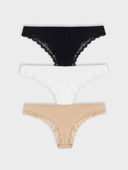 Цена за 2 штуки! ТРУСЫ ЖЕНСКИЕ (3ШТ.) - Mark formelle фото 9