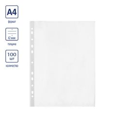 Expert Complete Classic Файл-вкладыш A4 100 шт. 42 мкм глянцевый прозрачный EC260604