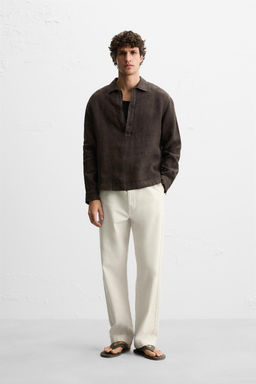 100% LINEN POLO SHIRT