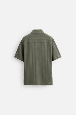 TEXTURED JACQUARD SHIRT - Zara фото 8