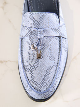 Мюли 1070.2614bl.Голубая мамба