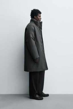 LONG QUILTED JACKET - Zara фото 4