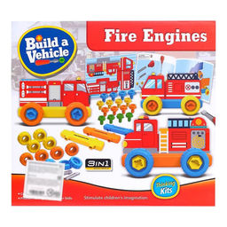 Конструктор винтовой Пожарный транспорт, набор 3 штуки, 34 детали - Simaland фото 6