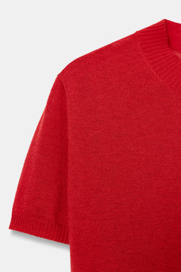 TOP PUNTO CON LANA / Rojo - Zara фото 10