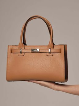 Кожаная сумка Isabelle DBR 31160 коричневый лист фото 5