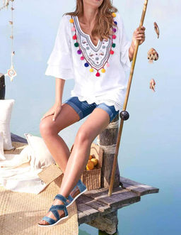 Туника, бело-пестрая - Ashley brooke фото 5