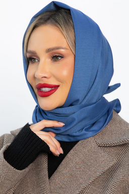 Косынка с отворотом (пепельно-синяя) КО21-23М