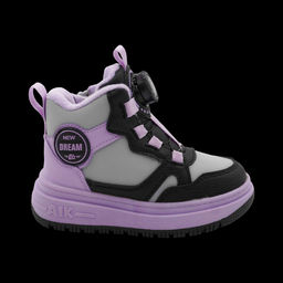 Кроссовки зимние на меху В7187-39 фиолетовые - BONCY фото 3