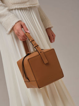 Кожаная сумка Quadra DBR 30989 оранжевый миндаль  фото 2