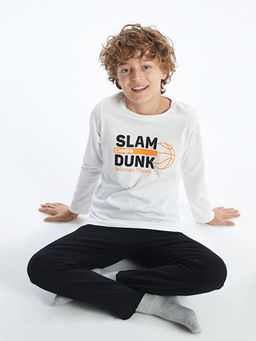 Bisiklet Yaka Erkek ?ocuk Pijama Tak?m?