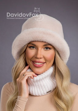 Шапка Шляпка экомех панама зефир