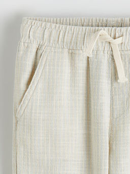 Beli Lastikli Erkek ?ocuk Poplin Pantolon