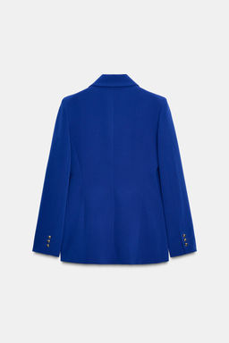 DOUBLE-BREASTED BLAZER WITH SHOULDER PADS - Zara фото 5