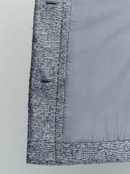 Куртка-рубашка из ткани с ворсом на поясе / Zarina  фото 13