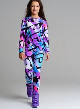 32321464 Термокомплект для девочек: брюки, толстовка