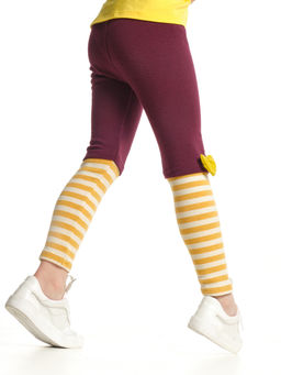 Лосины для девочки 33-1363 бордо - Mini maxi фото 2