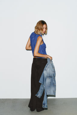 TEXTURED KNIT WAISTCOAT - Zara фото 4