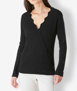 Пуловер, черный - Linea tesini фото 3