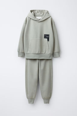 INTERLOCK HOODIE AND JOGGERS SET