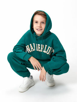 ACOOLA / Джемпер детский для мальчиков Remo темно-зеленый  фото 5