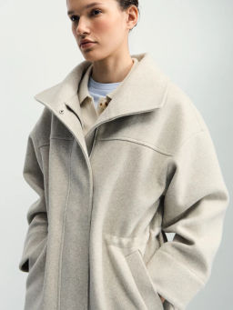 Парка из пальтовой ткани на кулиске / Zarina