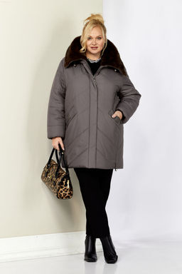 Куртка SHETTI 2205 серо-лиловый