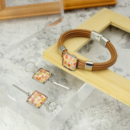 Серьги из муранского стекла FLAMENCO LS3316