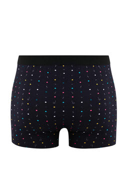 Cok Renkli 3lu Paket Desenli/Duz Pamuklu Boxer TMNAW25BX00009 - Trendyolmilla фото 11