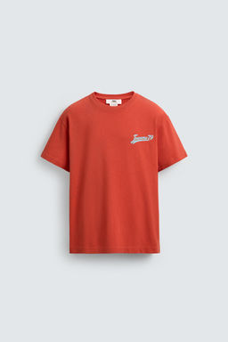 CAMISETA LAVADA IPANEMA / Naranja - Zara фото 7